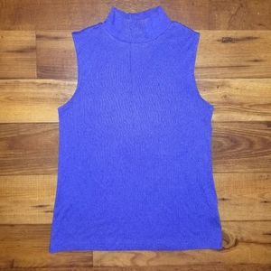Early 2000s Vintage Purple Mock Neck